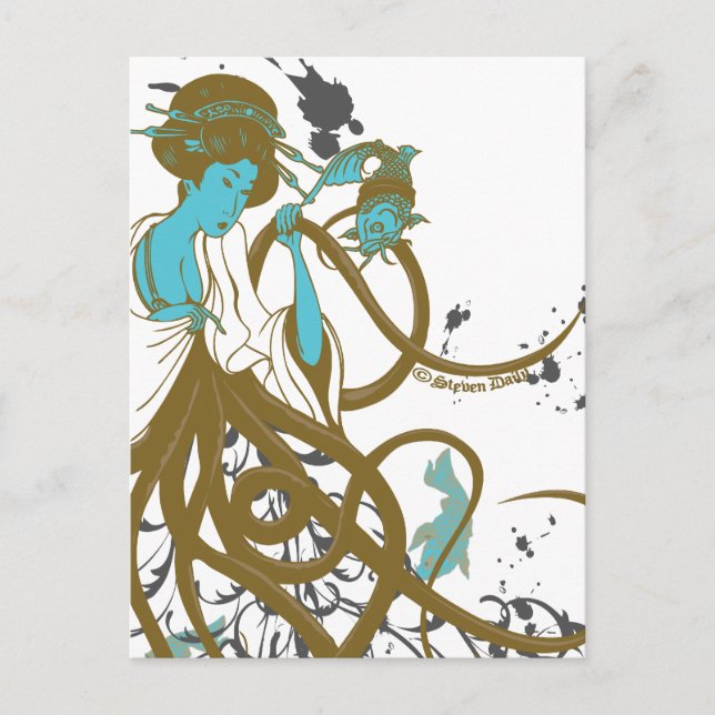 Postal Cephalopod Sushi (Anverso)