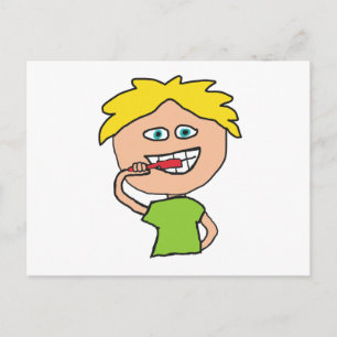 Postal Cepillado de dientes