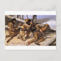Cepillo con las pieles rojas de Frederic Remington