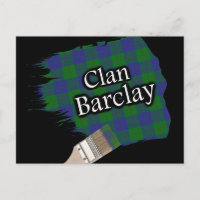 Cepillo de Pintura del Tartán Escocés del Clan Bar