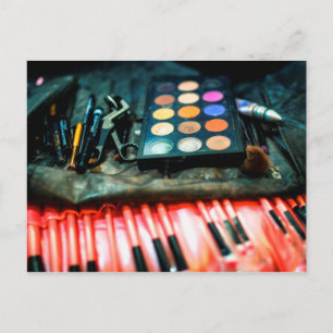 Postal Cepillos del maquillaje