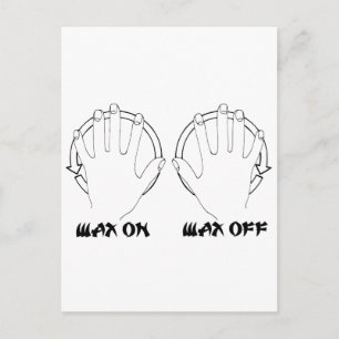 Postal cera en karate