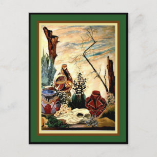 Postal Cerámica del desierto - Bella Artes