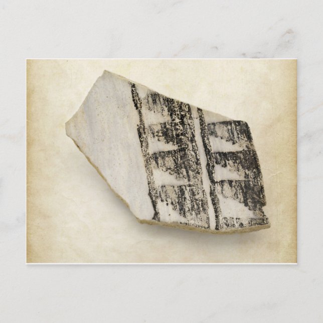 Postal Cerámica nativa Anasazi del Suroeste de EE.UU. (Anverso)