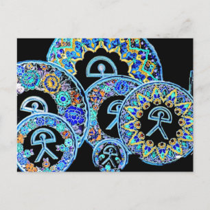 Postal Cerámicas para el hombre de Indalo, Almería, Españ