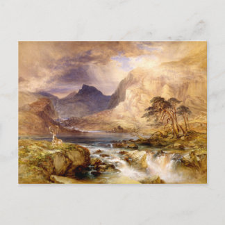 Postal Cerca de Brodick, Isla de Arran, Escocia, pintura