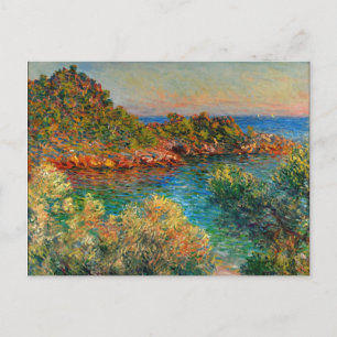 Postal Cerca de Monte Carlo, famoso cuadro de Claude Mone
