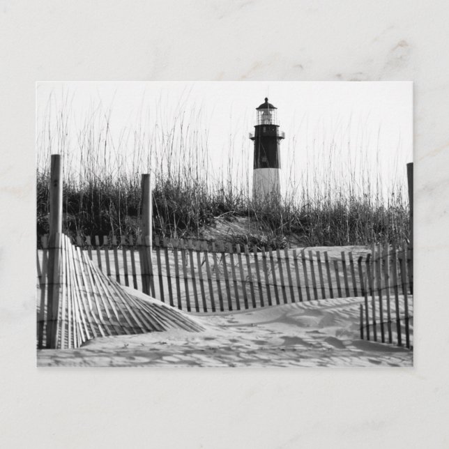 Postal Cercas de Playa y Faro (Anverso)