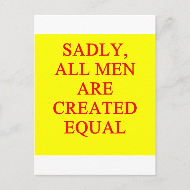 Postal cerda chauvinista femenina (Anverso)