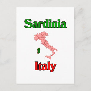 Postal Cerdeña Italia
