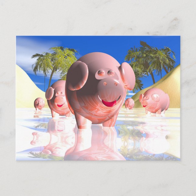 Postal Cerditos (Anverso)