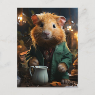 Postal Cerdo de Guinea Adorable