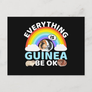 Postal Cerdo de Guinea - Guinea Esté bien, aliento