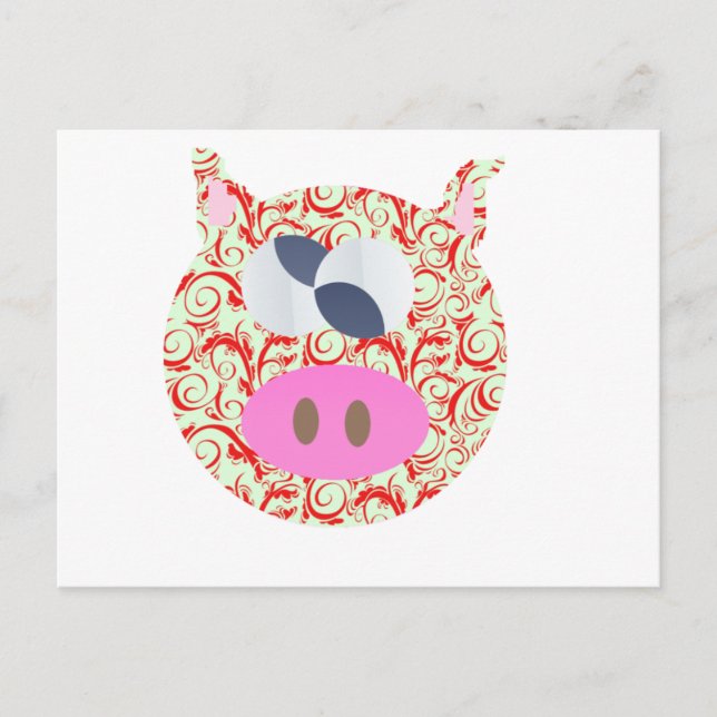 Postal Cerdo Funky (Anverso)