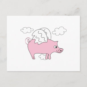 Postal Cerdo volador