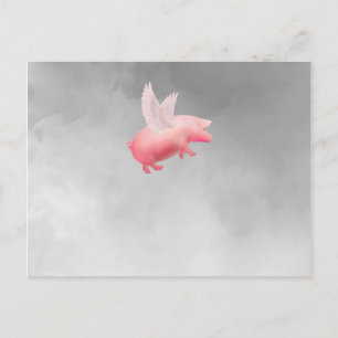 Postal Cerdo Volador