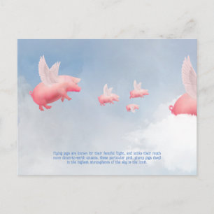 Postal Cerdo volador