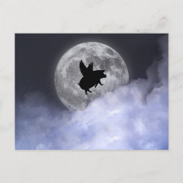 Postal Cerdos voladores nocturnos