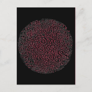 Postal Cerebro Rojo