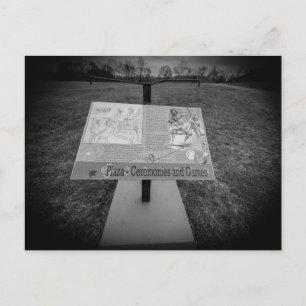 Postal Ceremonias de la Plaza de los Montículos Etowah