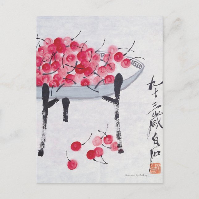 Postal Cerezas (Anverso)