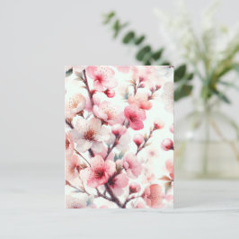 Postal Cerezo en flor