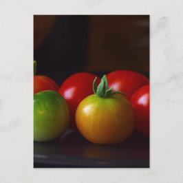 Postal cerezo-tomatos