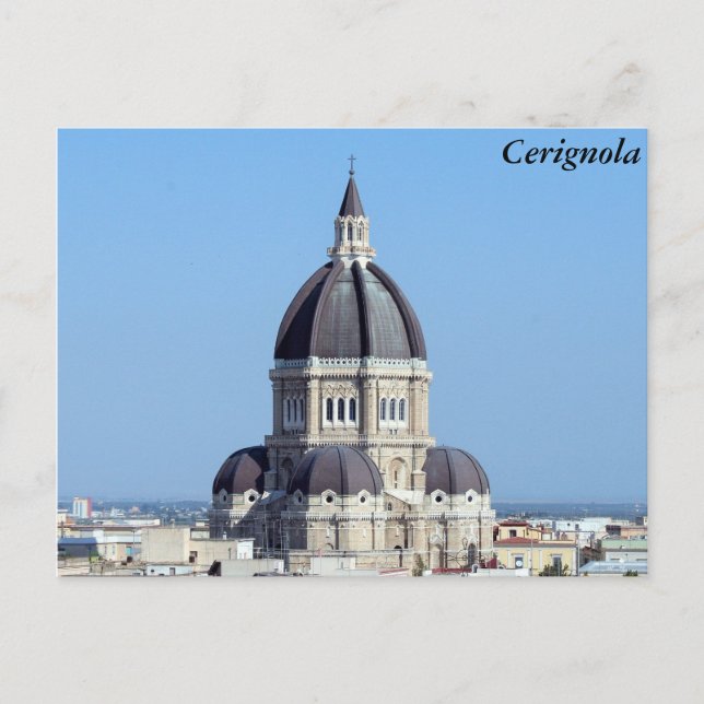 Postal Cerignola, Italia (Anverso)