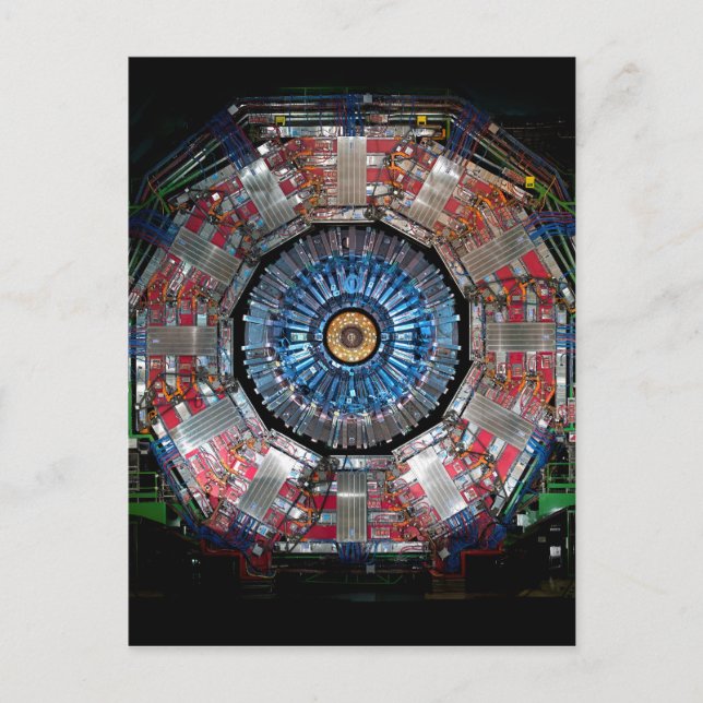 Postal CERN Shiva LHC (Anverso)