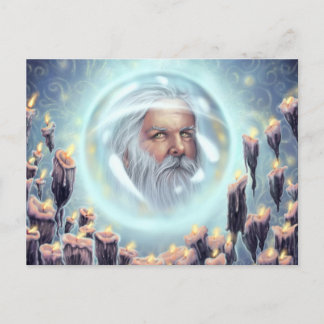 Postal Cerrado dentro de la bola de cristal