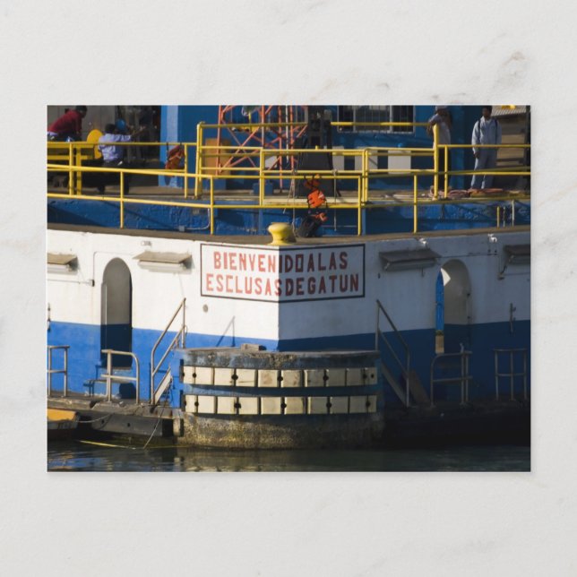 Postal Cerraduras de gatun 3 (Anverso)