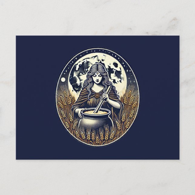 Postal Cerridwen Witch (Anverso)