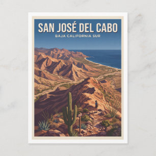 Postal Cerro de la Z San José del Cabo México Recuerdo