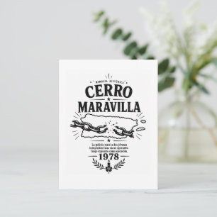 Postal Cerro Maravilla 1978 Puerto Rico Memoria Histórica