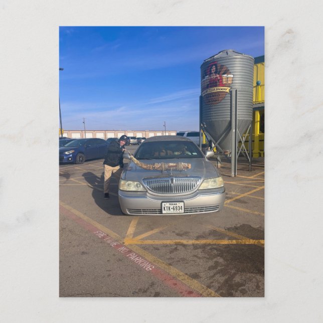 Postal Cervecería Big Texan Amarillo (Anverso)