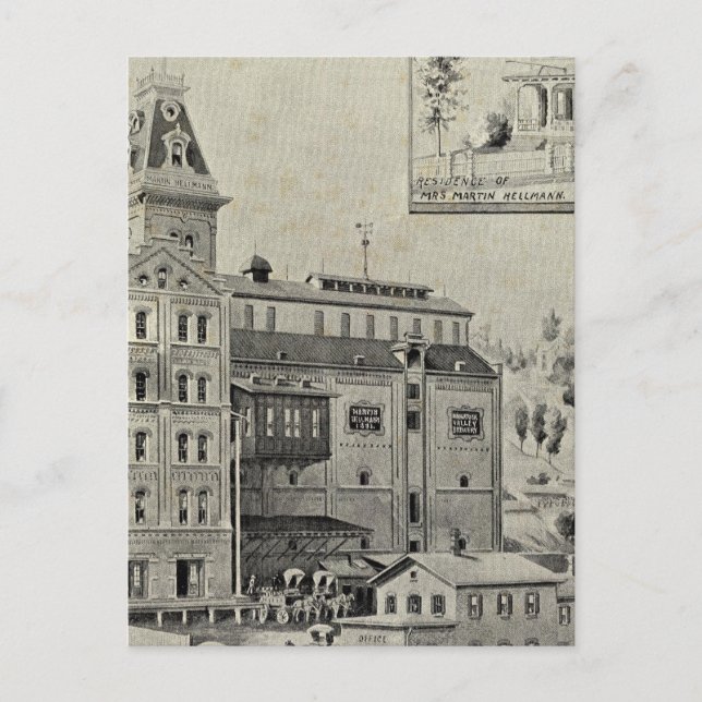 Postal Cervecería Naugatuck Val (Anverso)