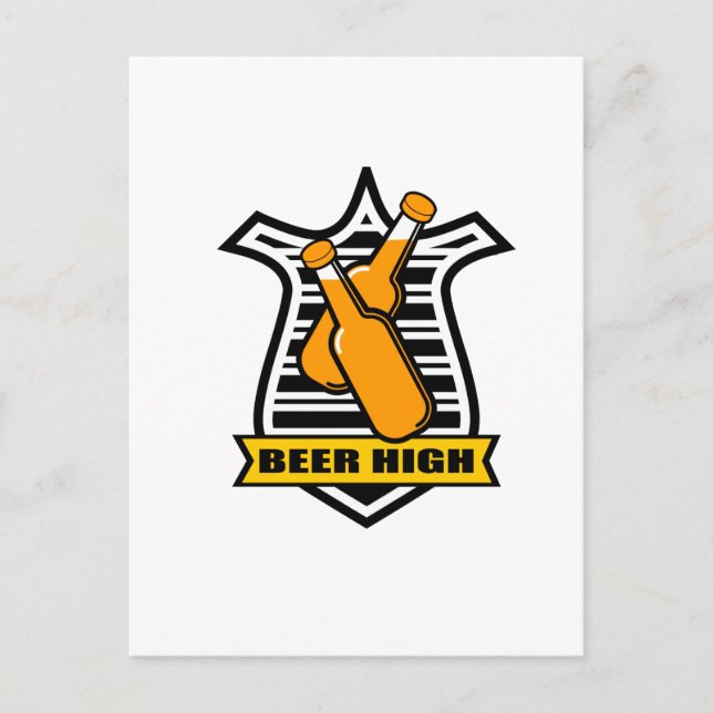 Postal cerveza alta (Anverso)