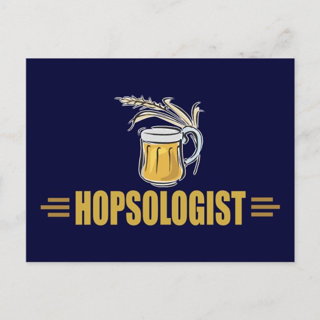 Postal Cerveza divertida (Anverso)