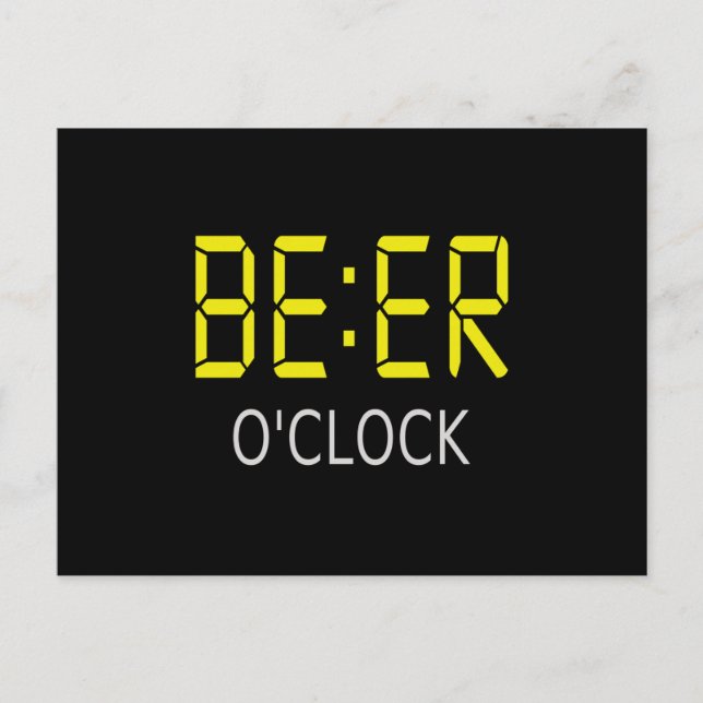 Postal Cerveza en punto (Anverso)
