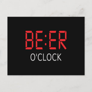 Postal Cerveza en punto