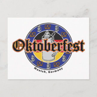 Postal Cerveza Oktoberfest y Pretzels