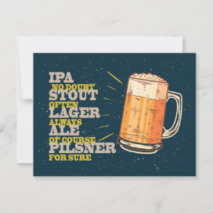 Postal Cerveza Siempre. Poster de cerveza de época. Cerve