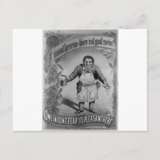 Postal Cerveza y alimentos 1887