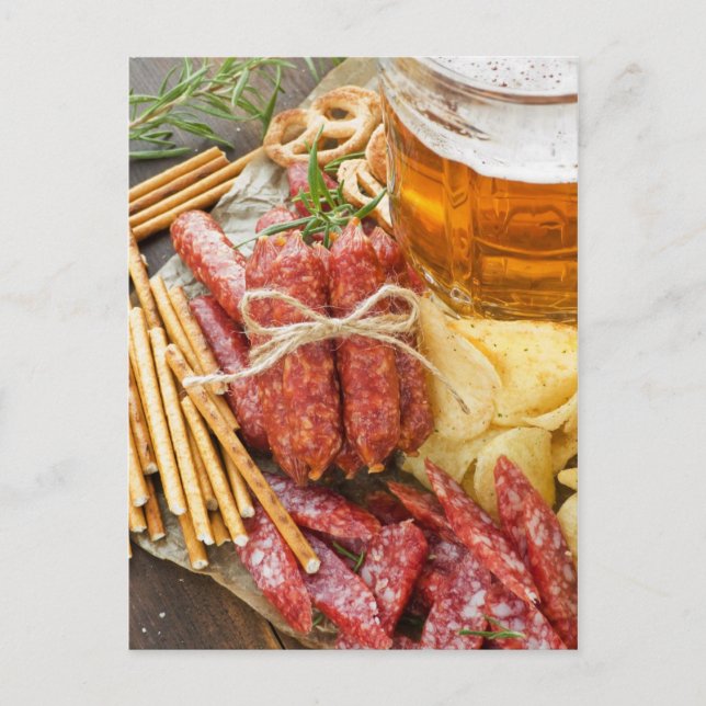 Postal Cerveza Y Aperitivos (Anverso)