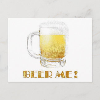 Postal ¡Cerveza yo!