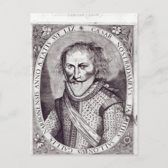 Postal Cesar Nostradamus (Anverso)