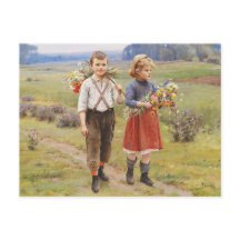 Cesar Pattein, 1895 "Niños que regresan a casa"