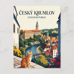 Postal Cesky Krumlov República Checa