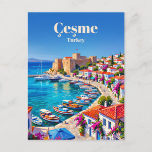 Postal Çeşme Turquía