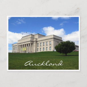Postal césped del museo de auckland